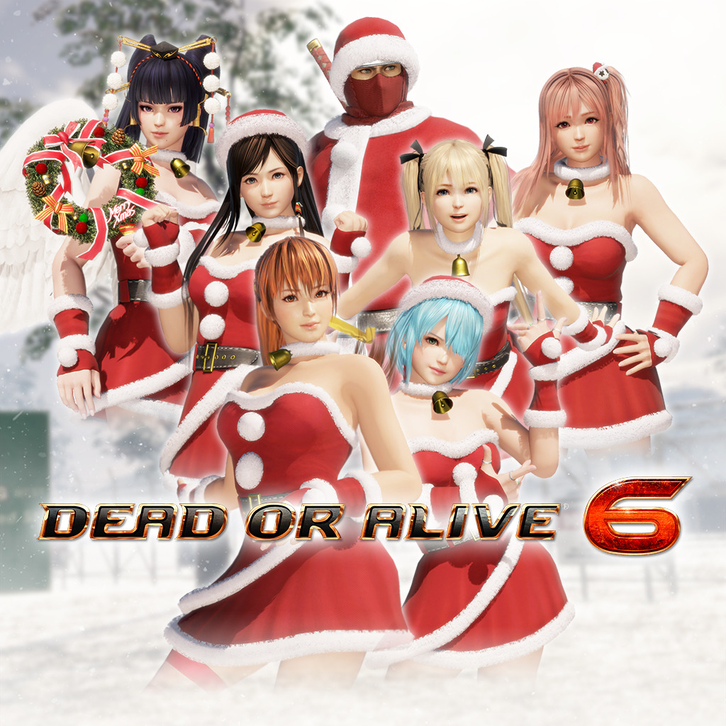 Dead or Alive 6 Revival Santa's Helper Costumes Christmas DOA6