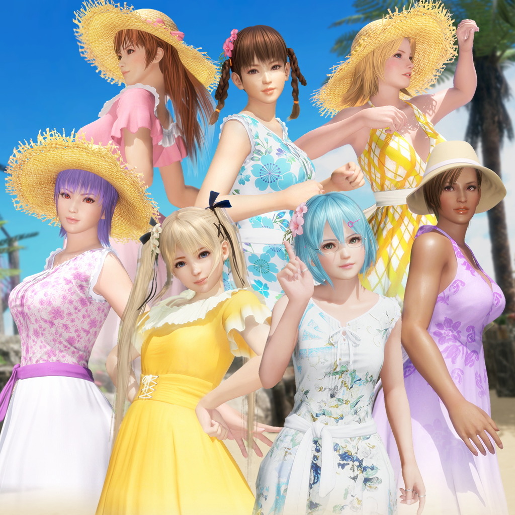 Dead or Alive 6 Summer Breeze Collection Costumes DOA6