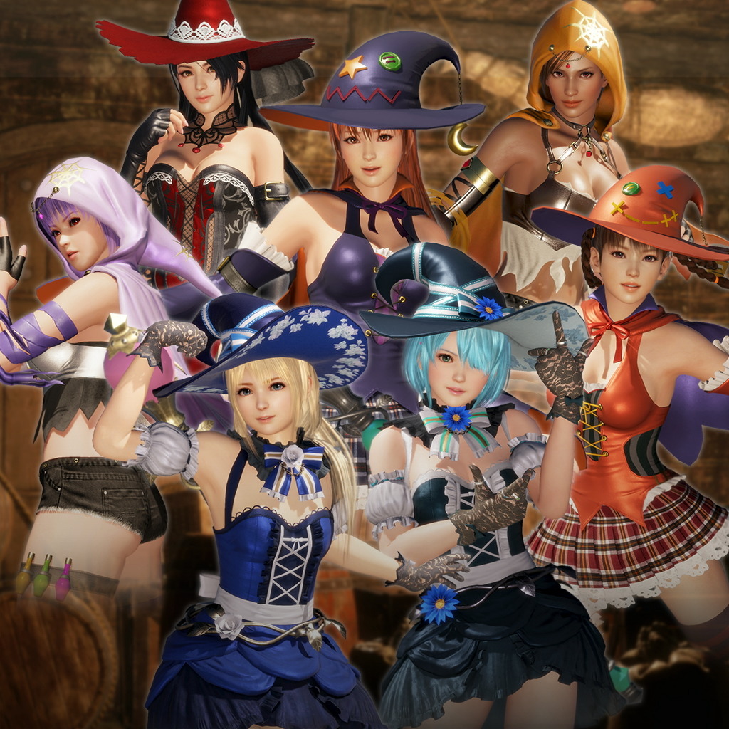 Dead or Alive 6 Witch Party Costumes Halloween DOA6