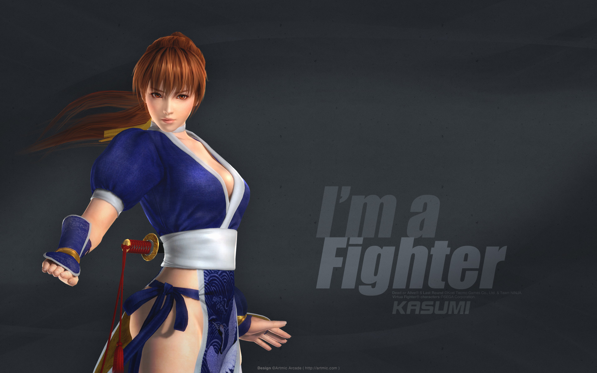 Dead or Alive 5 Last Round Wallpapers Kasumi.
